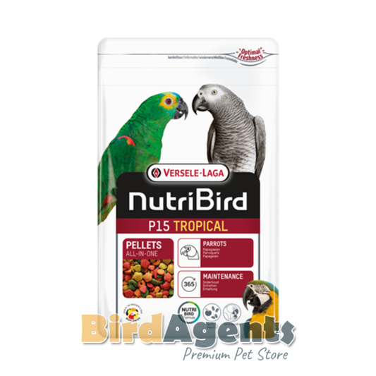 Nutribird P15 Tropical – Extruded Pellets for Parrots (Multicolour)