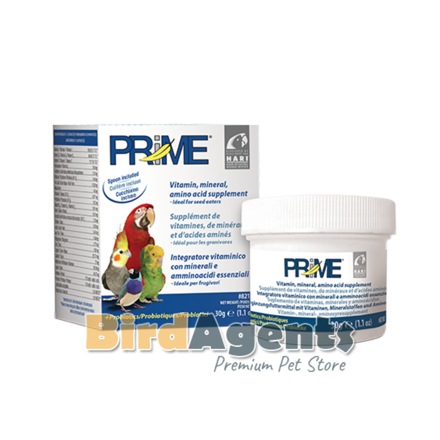 Prime Vitamin - Full Spectrum Supplement For Birds