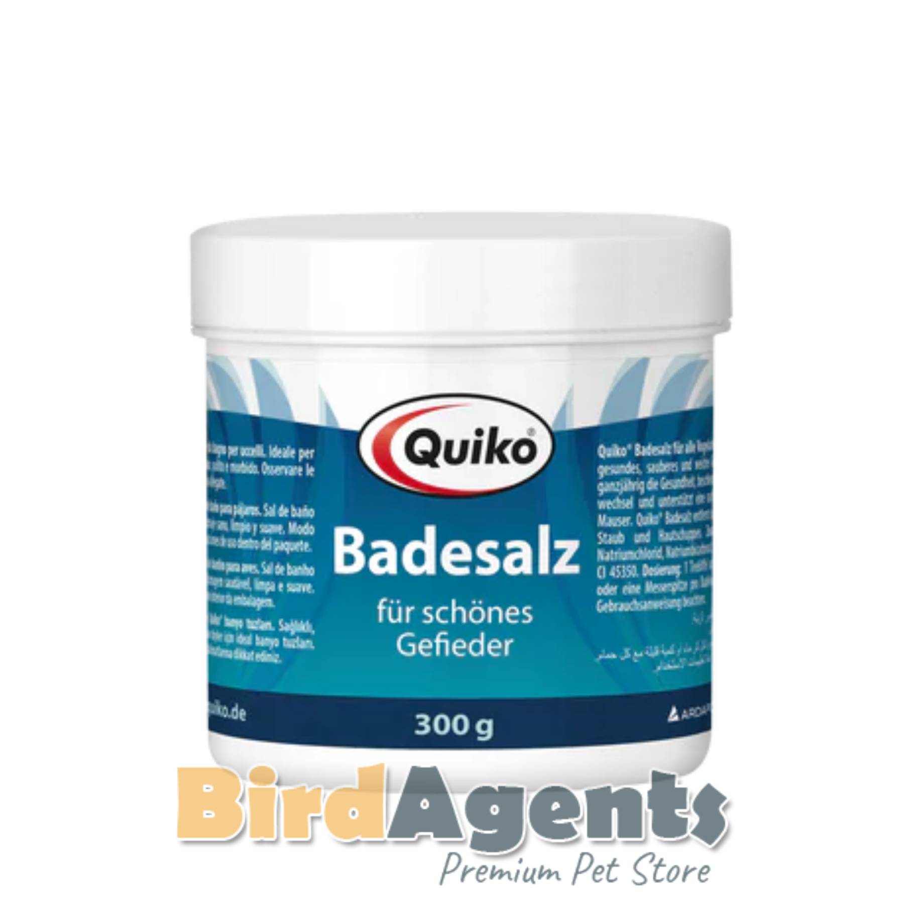 Quiko Bath Salts – For Clean, Soft & Shiny Plumage – BirdAgents.pk
