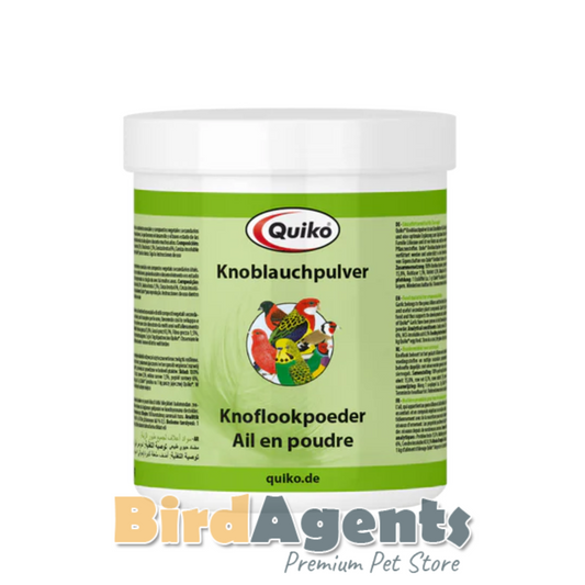 Quiko Garlic Powder – Natural Daily Supplement for Pet Birds