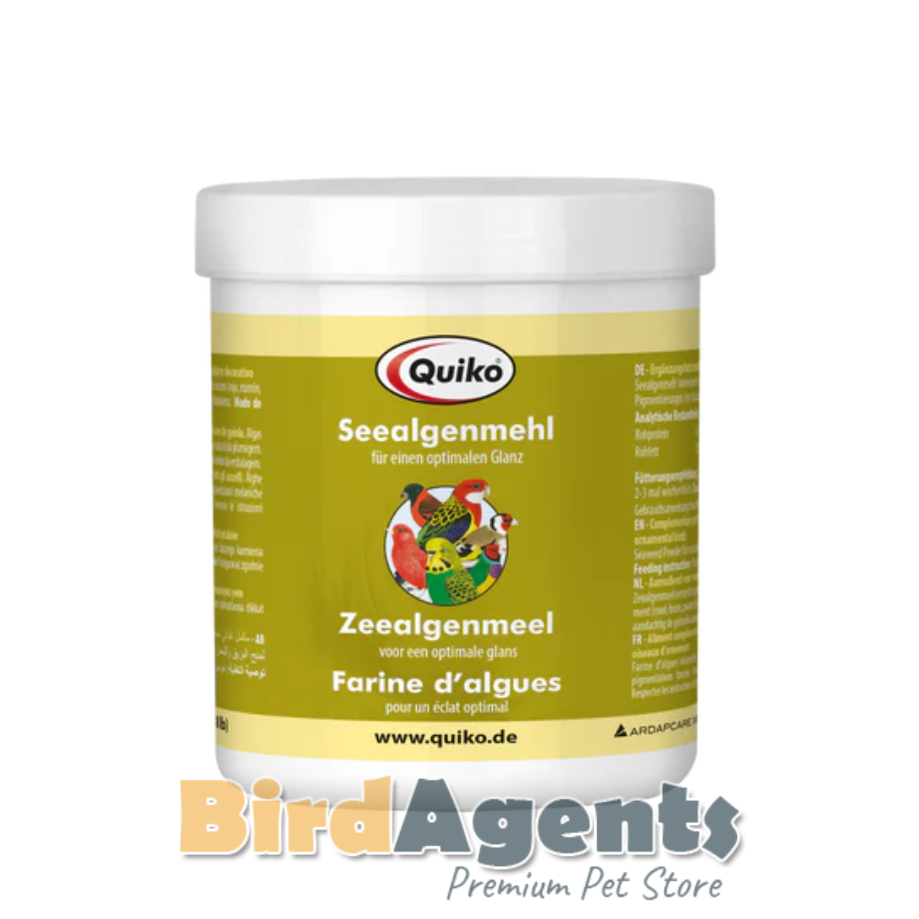 Quiko Seaweed Meal – Natural Pigmentation Support for Ornamental Birds ...