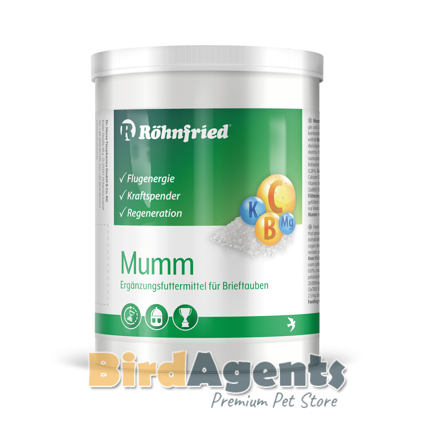 Rohnfried Mumm – Energy & Recovery Tonic for Racing Pigeons