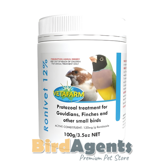 Ronivet 12% - Protozoal Treatment for Gouldians & Finches