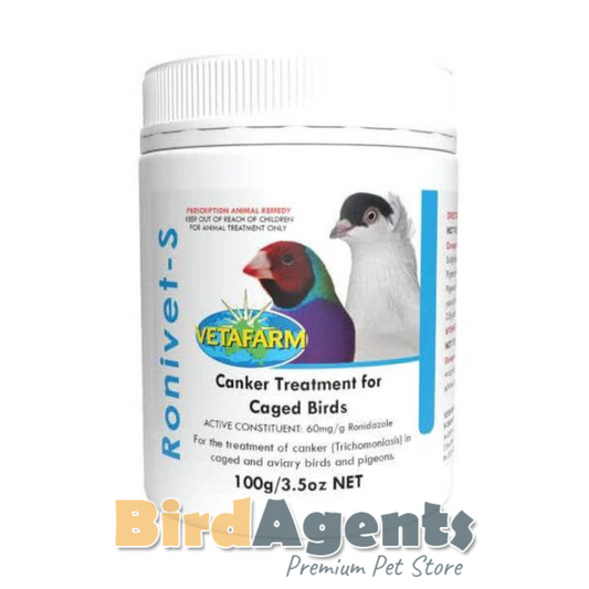 Ronivet S - Canker Treatment For Caged Birds