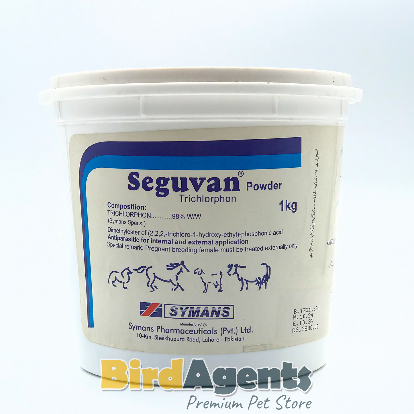 Seguvan Powder – Treatment of Parasites & Mites