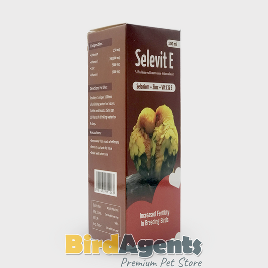 Selevit E – Fertility & Immune Booster for Breeding Birds