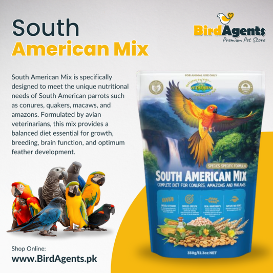 South American Mix - Complete Diet for Conures, Amazons and Macaws