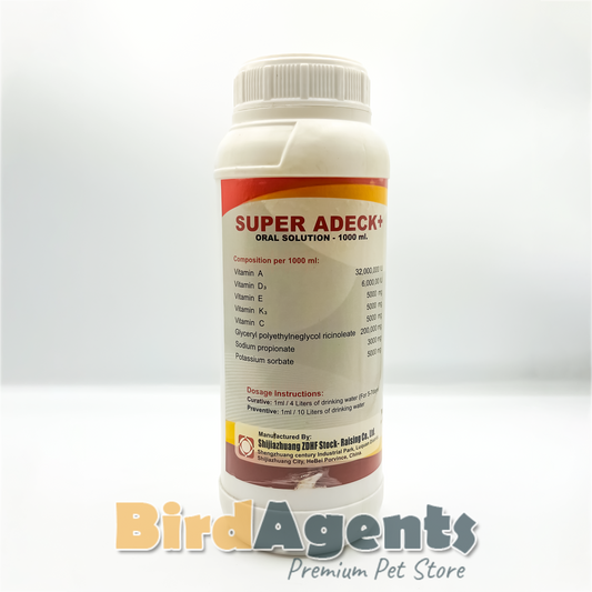 Super ADECK+ Multivitamin Oral Solution for Birds