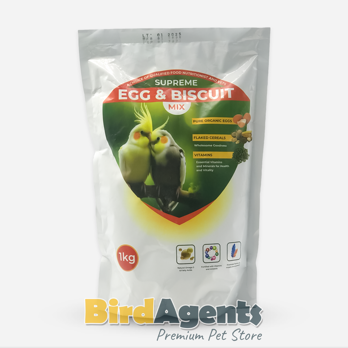 Supreme Egg & Biscuit – Complete Nutrition Food for Birds