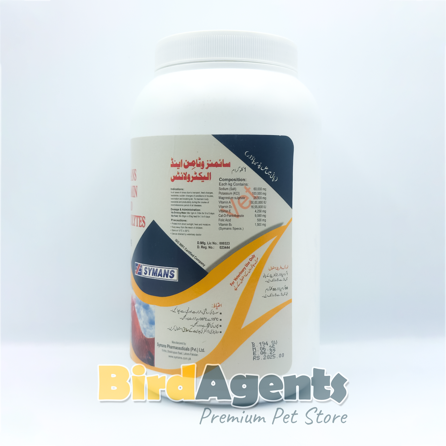 Symans Vitamin & Electrolytes – Stress Recovery Supplement