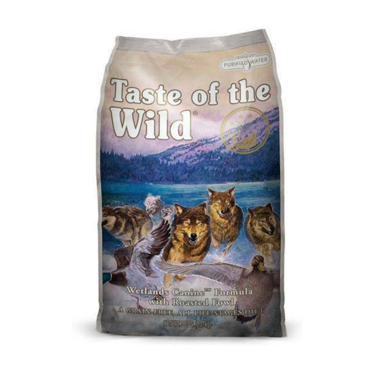 Taste of The Wild Grain Free Dog Food - Wetlands Fowl