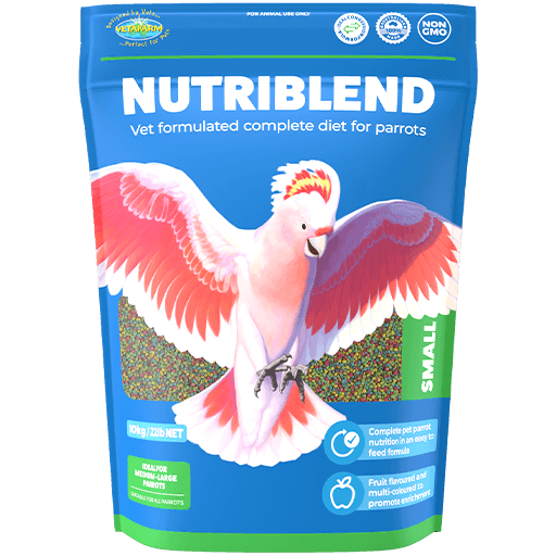 Nutriblend Small Pellets – Complete Nutritional Diet for Parrots