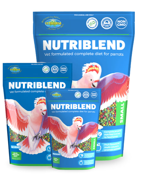 Nutriblend Small Pellets – Complete Nutritional Diet for Parrots