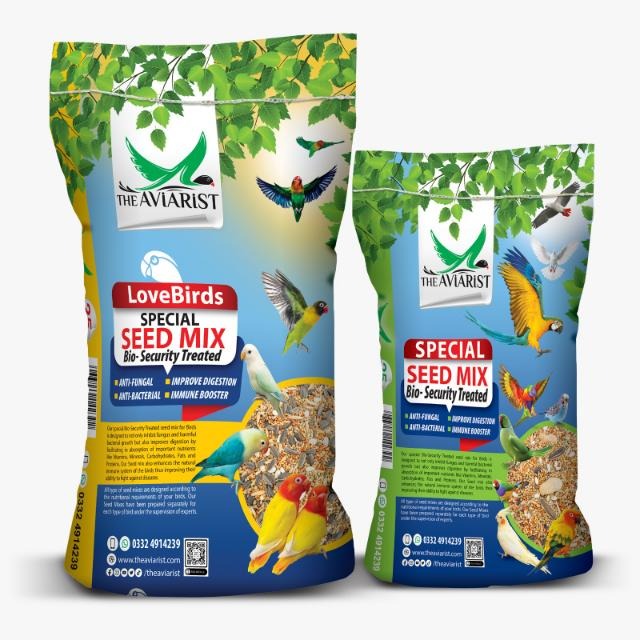 Raw Parrot Special Seed Mix - Bio-Security Treated Seeds