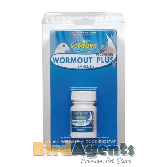 Pigeon Wormout Plus Tablets – Complete Control of Worms & Coccidia