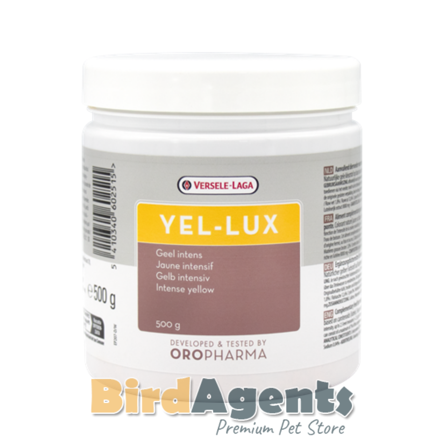 Yel Lux – Intensive Yellow Colour Supplement for Birds