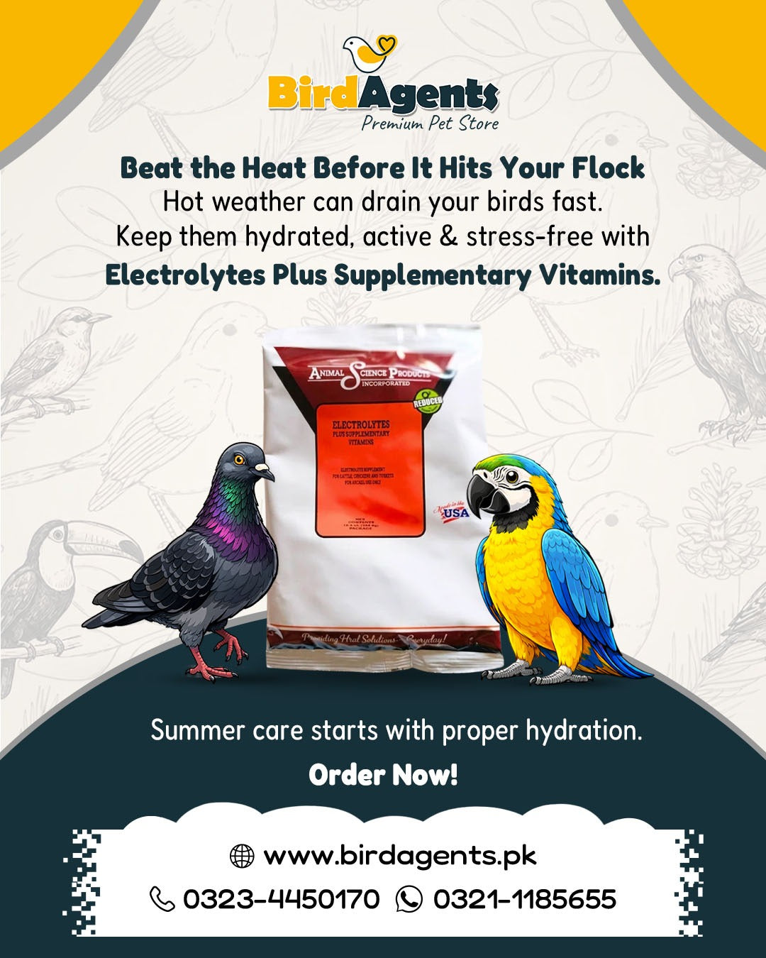 Electrolytes Plus Supplementary Vitamin (USA)