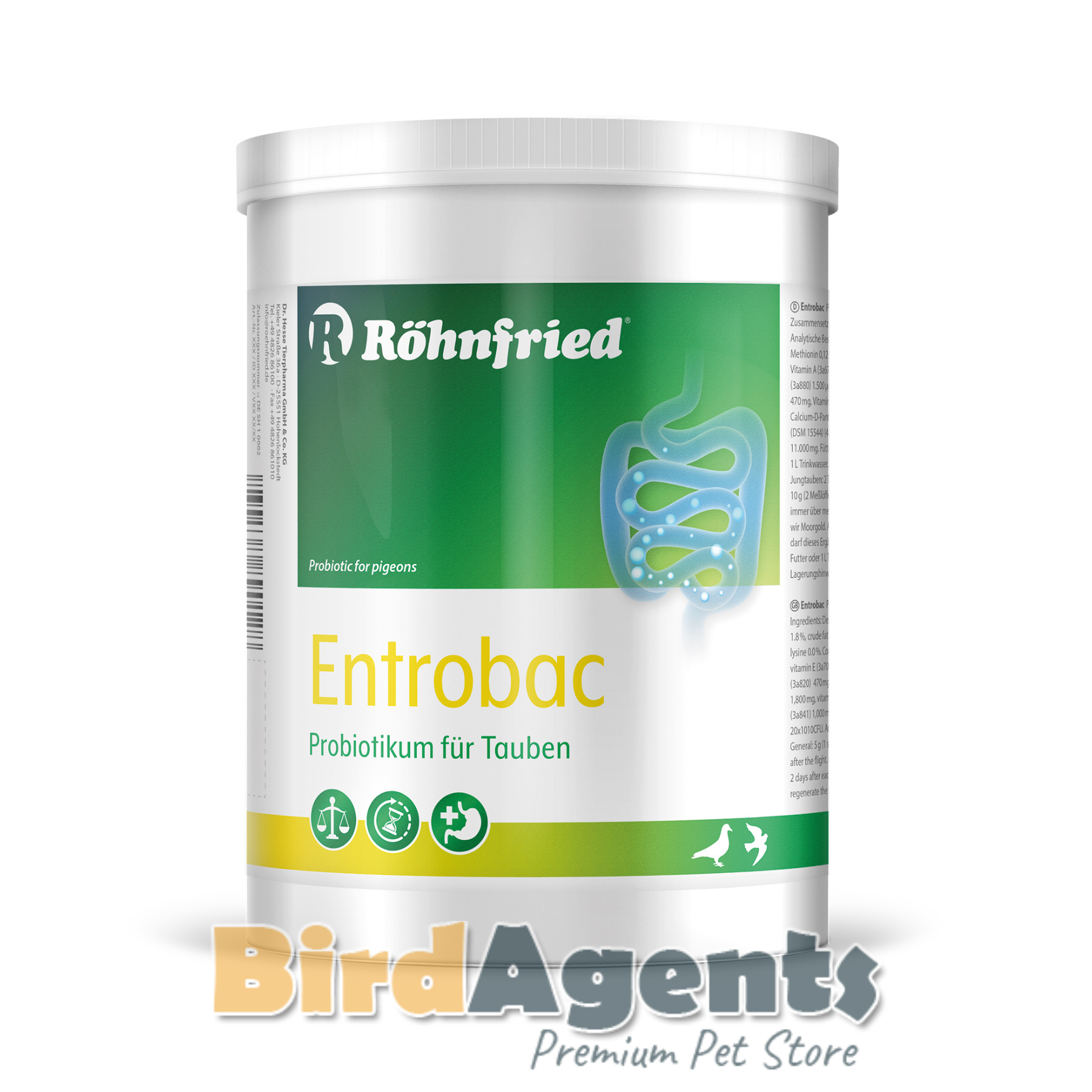 Entrobac - Optimal Gut Health for Racing Pigeons – BirdAgents.pk