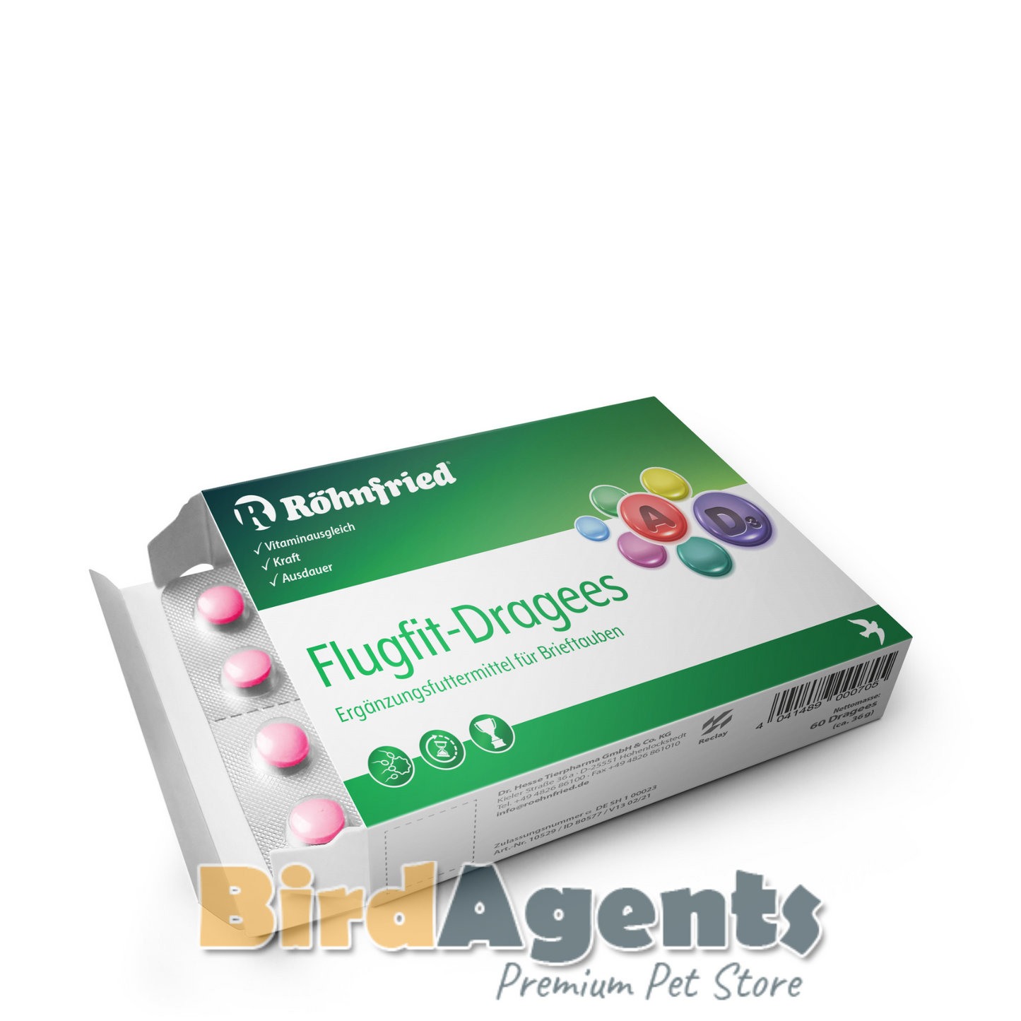 Flugfit Dragees - Advanced Nutritional Supplement for Pigeons