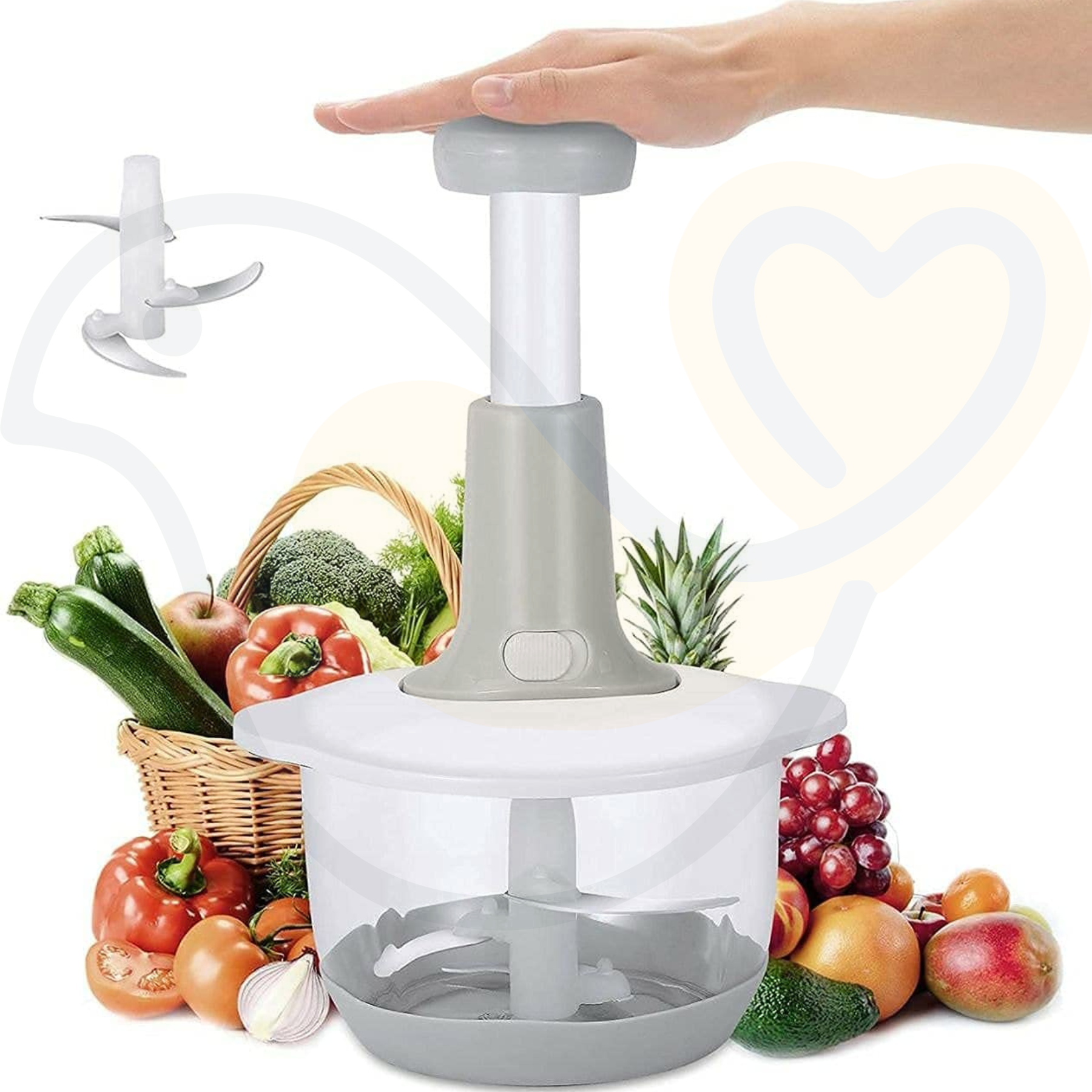 Chopper Push Hand Press - Ideal For Chopping Vegetables – BirdAgents.pk