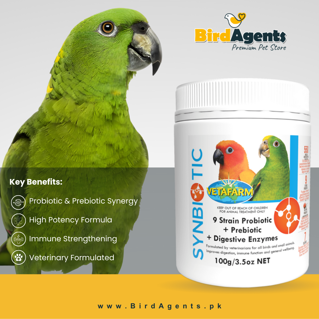 Synbiotic Avian – Probiotic & Prebiotic Supplement for Birds
