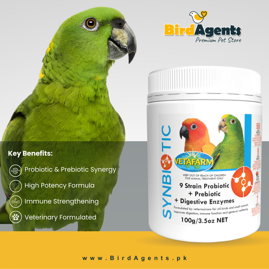 Synbiotic Avian – Probiotic & Prebiotic Supplement for Birds