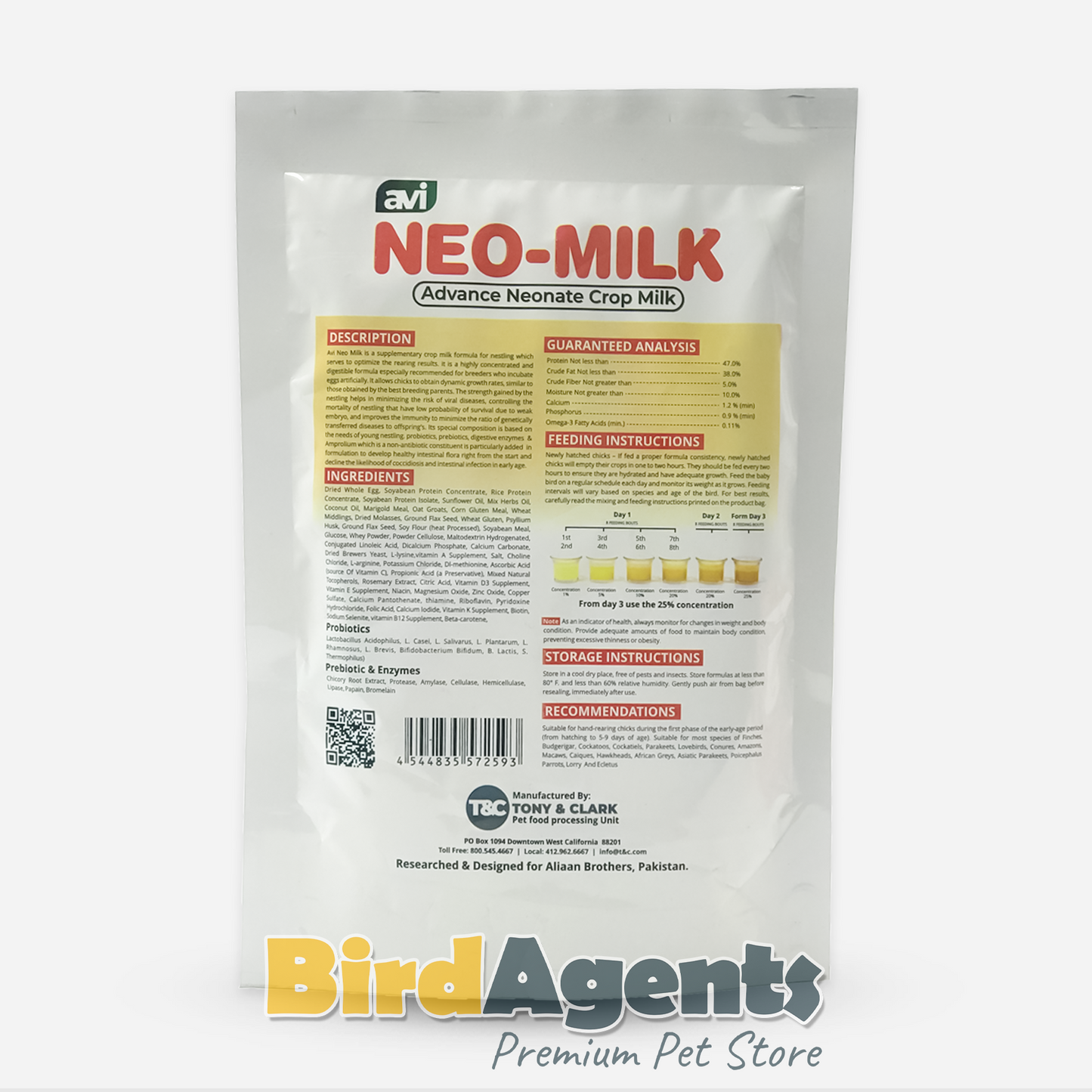 Avi Neo Milk - Bird Crop Milk Hand Feed