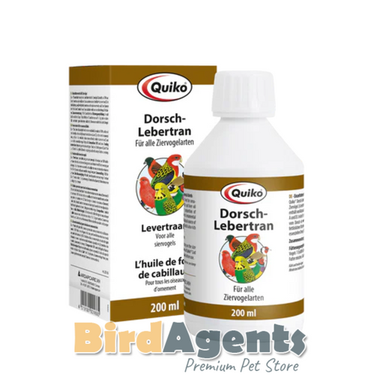 Quiko Cod Liver Oil – Vitamin-Rich Supplement for Ornamental Birds