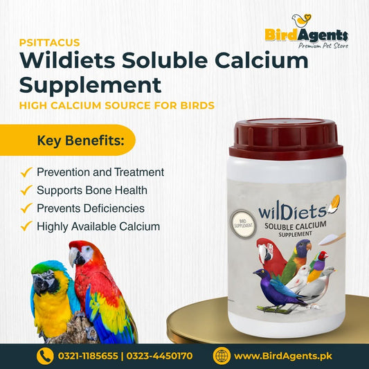 Wildiets Soluble Calcium Supplement - High Calcium Source for Birds