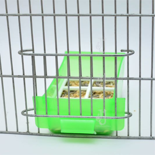 Feed Bowl With Fixed Grill - High Quality Seed Pot