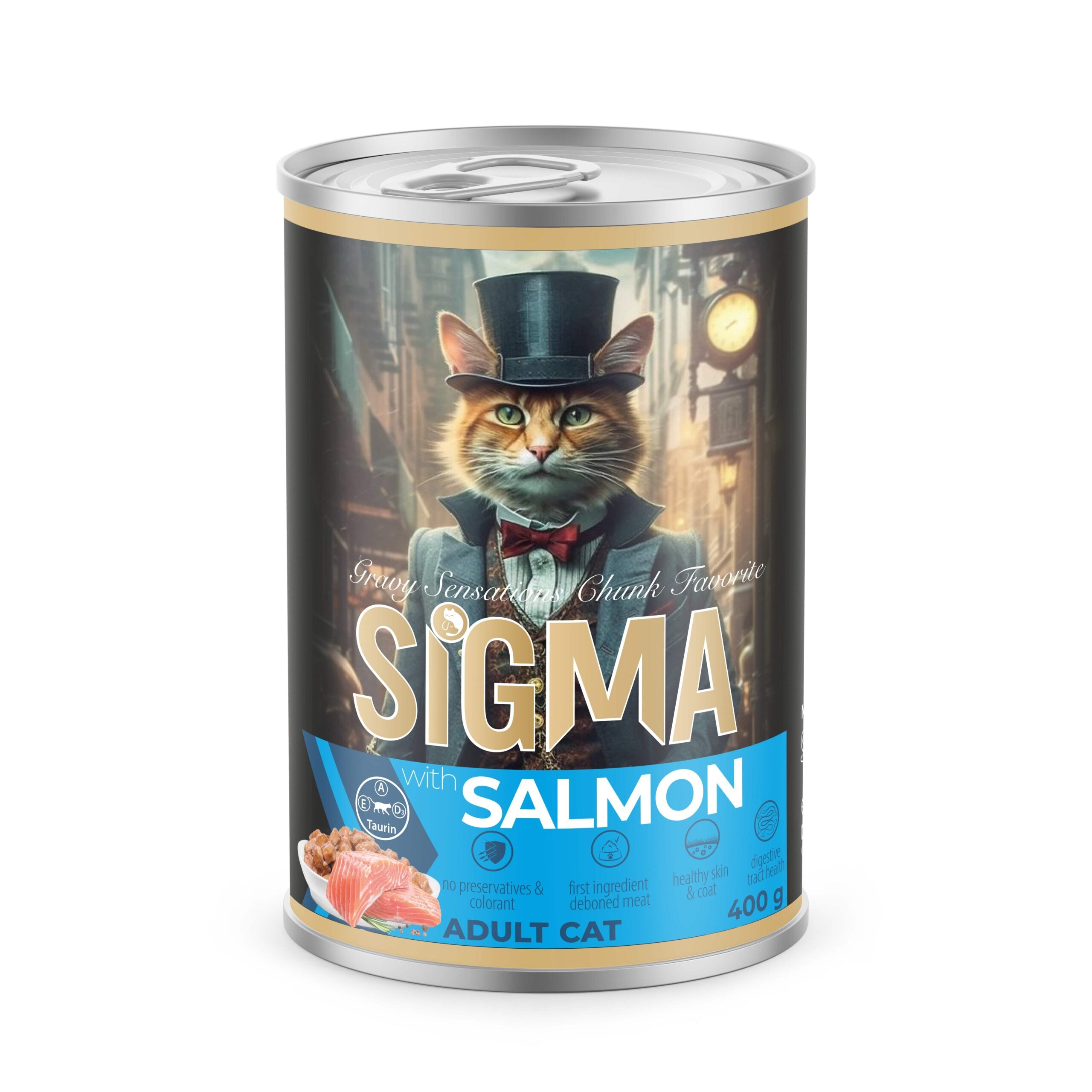 SIGMA Chunk Cat Food 400g | Wet Cat Food Boss Series – BirdAgents.pk