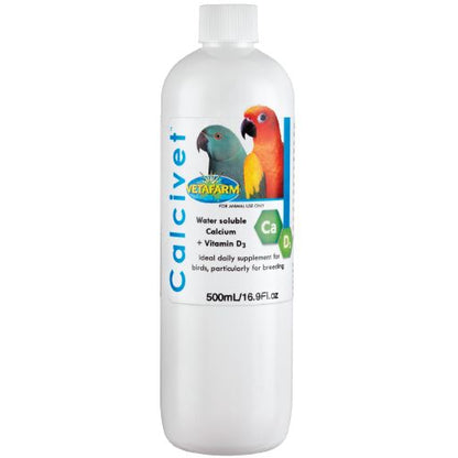 Calcivet – Liquid Calcium & Vitamin D3 Supplement for Birds