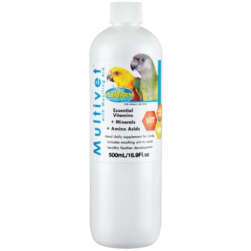 Multivet With Moulting Aid - Vitamin, Mineral & Amino Acid Supplement