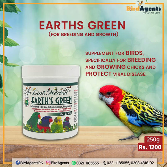 Earths Green - Support Breeding & Growth in Birds