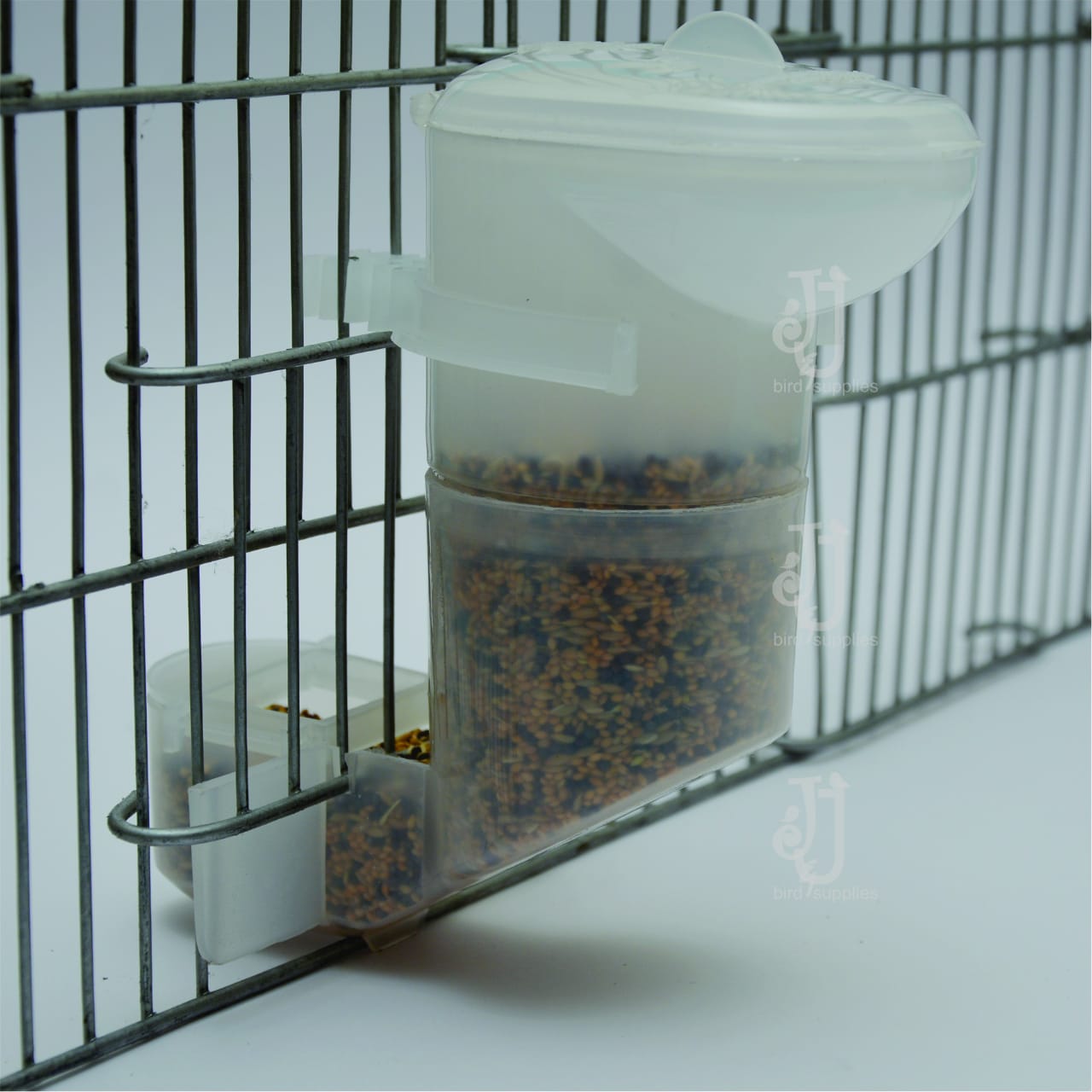 Seed Hopper with Open Lid - For Small Birds