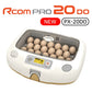 Rcom Pro 20 Do Egg incubator - With Egg Candling System