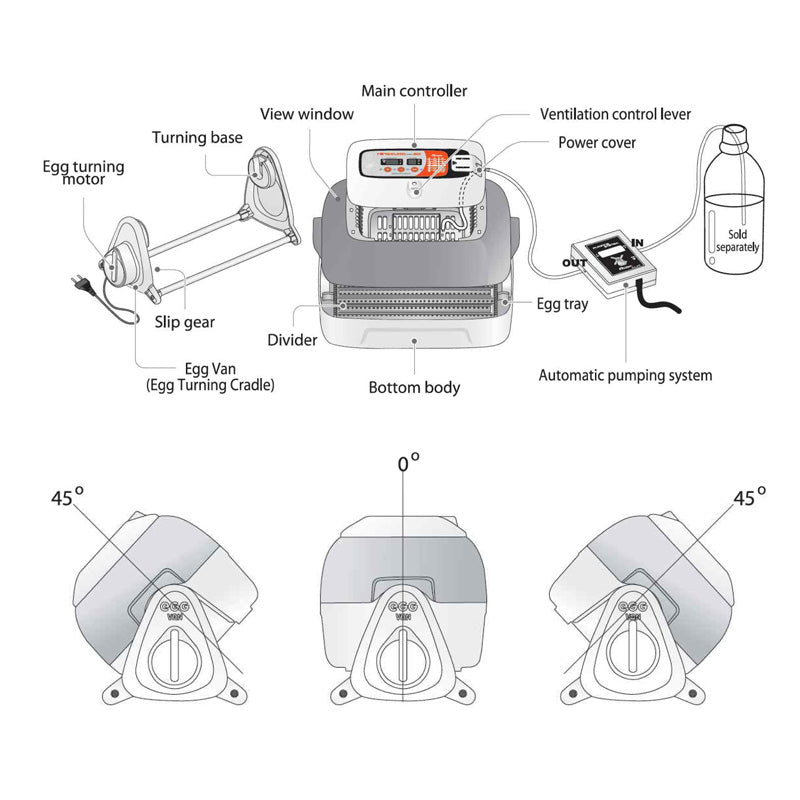 Rcom Kingsuro Max 20 Egg Incubator - High Performance incubator