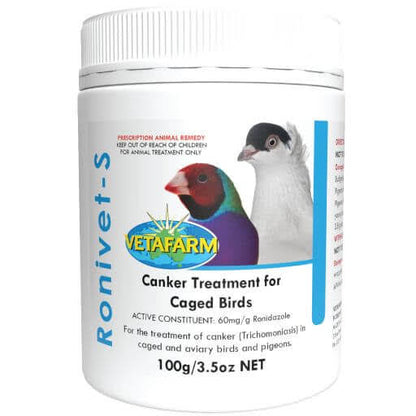 Ronivet S - Canker Treatment For Caged Birds