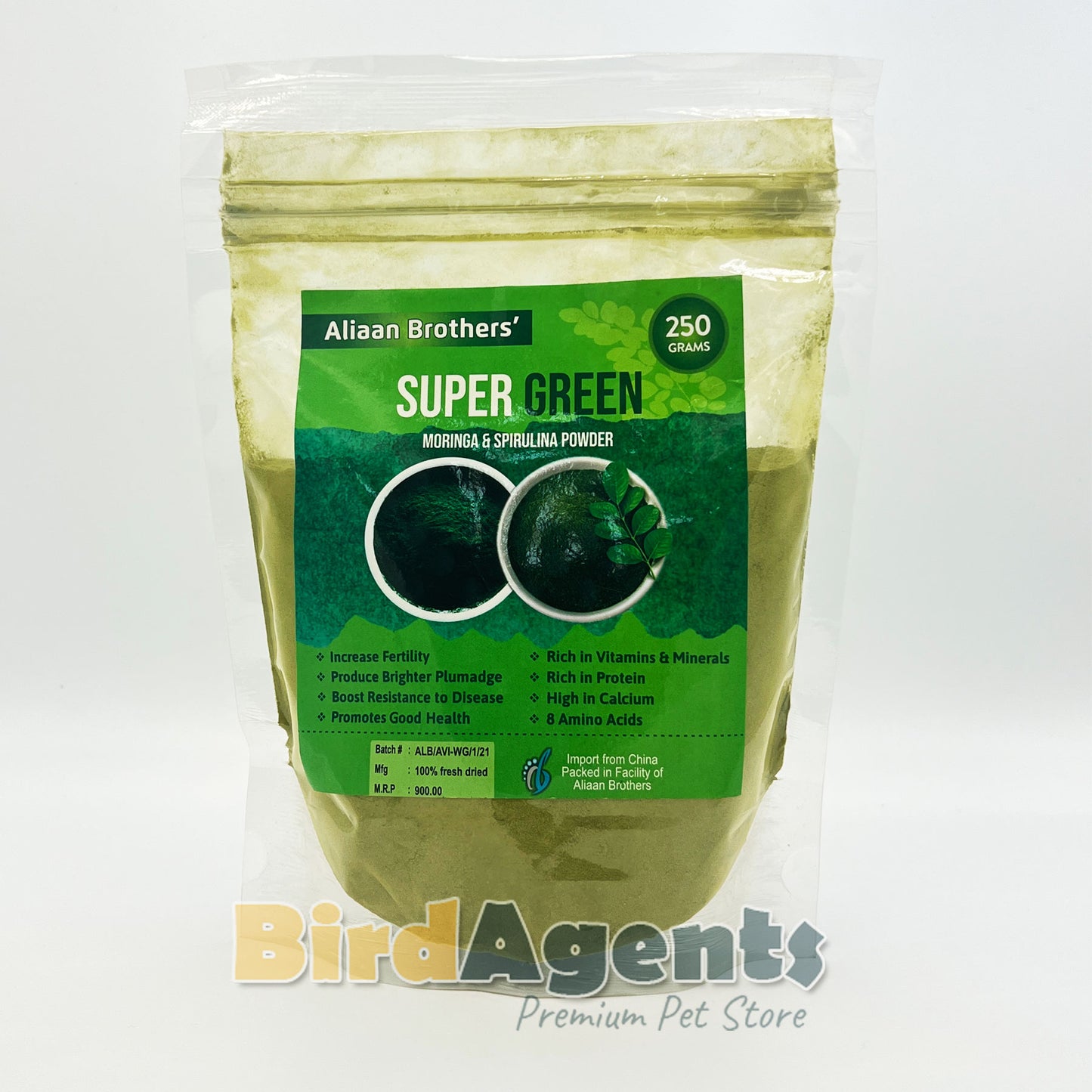 Avi Super Green - Blend of Moringa and Spirulina