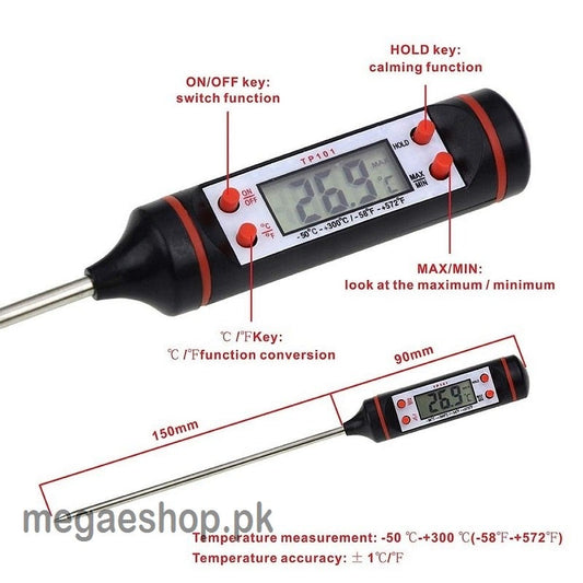 Thermometer Digital - Provides Accurate Temperature Readings